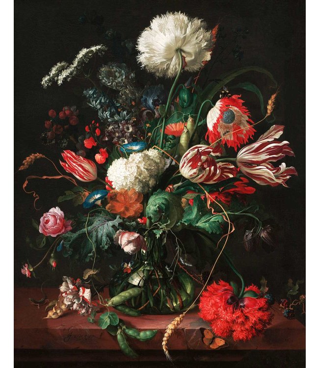 media image for Golden Age Flowers No. 1 Wall Mural by KEK Amsterdam 270