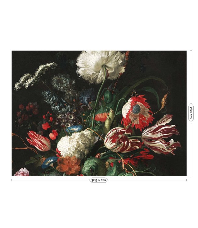 media image for Golden Age Flowers No. 1 Wall Mural by KEK Amsterdam 232