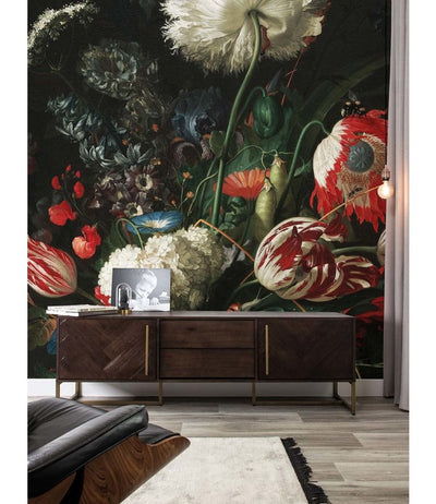 product image for Golden Age Flowers No. 1 Wall Mural by KEK Amsterdam 78