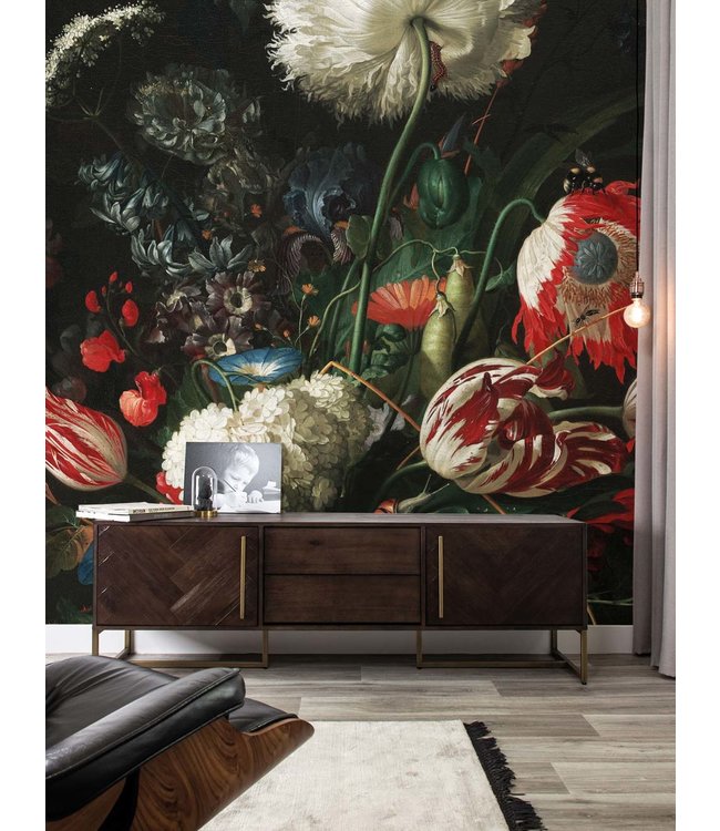 media image for Golden Age Flowers No. 1 Wall Mural by KEK Amsterdam 261