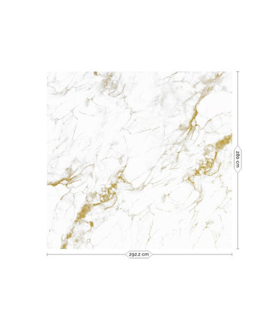 product image for Marble White/Gold Wall Mural by KEK Amsterdam 70