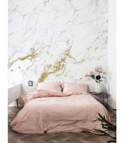 product image for Marble White/Gold Wall Mural by KEK Amsterdam 58