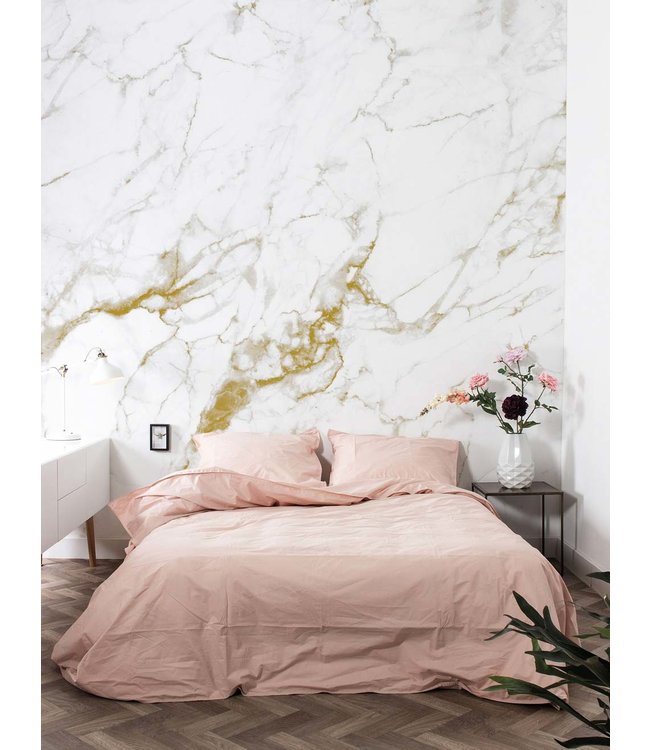 media image for Marble White/Gold Wall Mural by KEK Amsterdam 279