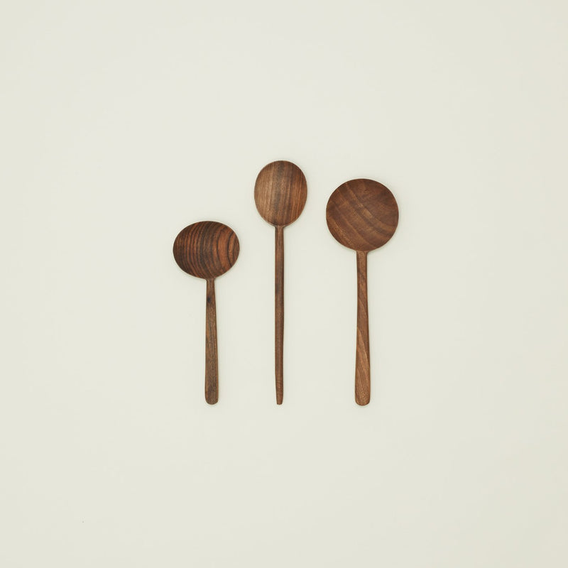 media image for Simple Walnut Spoon in Various Sizes design by Hawkins New York 264