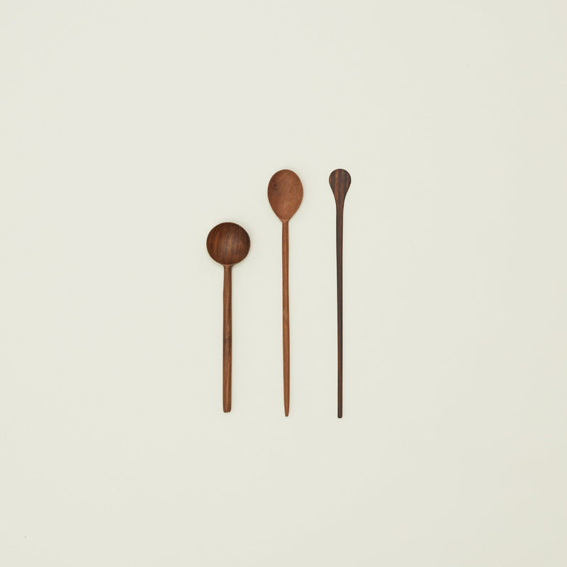 media image for Simple Walnut Spoon in Various Sizes design by Hawkins New York 220