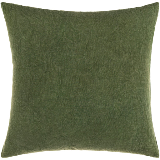 media image for Winona Cotton Dark Green Pillow Alternate Image 10 233