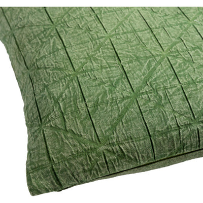 product image for Winona Cotton Dark Green Pillow Corner Image 3 79