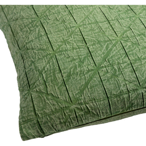media image for Winona Cotton Dark Green Pillow Corner Image 3 217