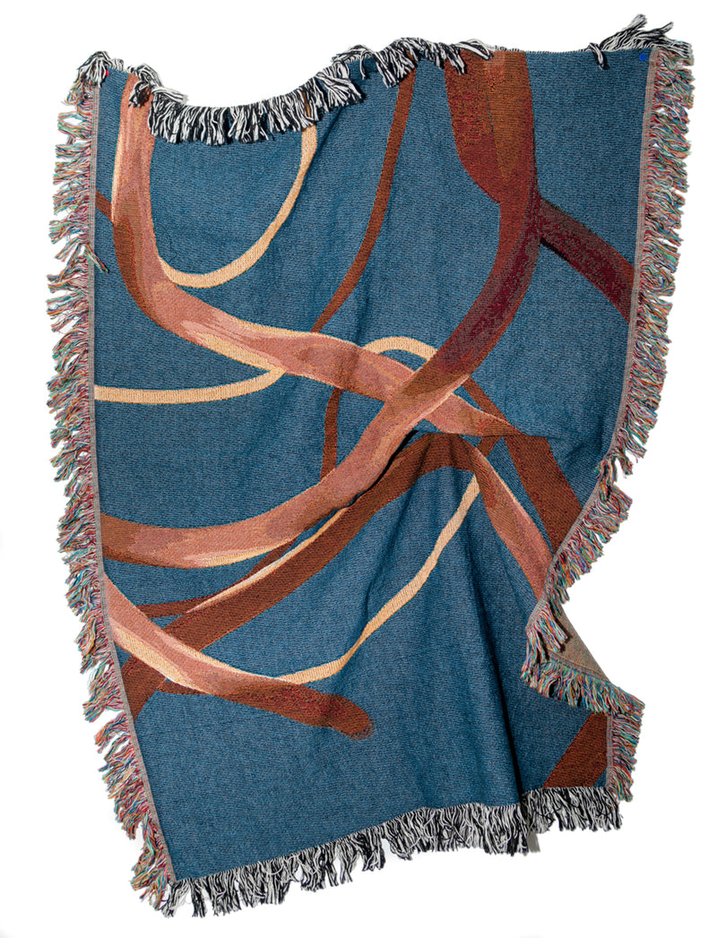 media image for wander blue woven throw blanket 2 266