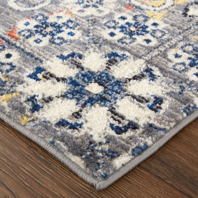 product image for Bellini Medallion Gray/Blue Rug 4 74
