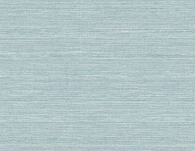 product image for Faux Grasscloth Effect Wallpaper in Light Blue 73