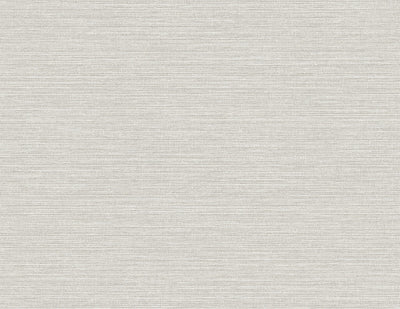product image for Faux Grasscloth Effect Wallpaper in Soft Grey 1