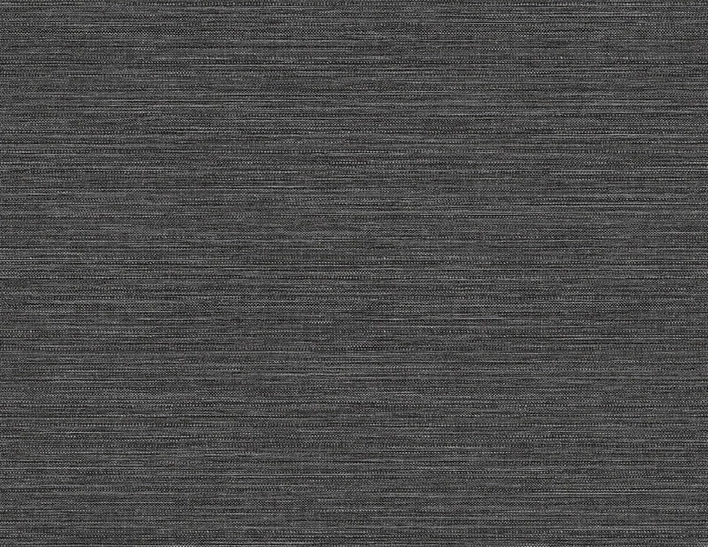 media image for Faux Grasscloth Effect Wallpaper in Black 243