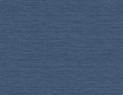 product image of Sample Faux Grasscloth Effect Wallpaper in Dark Blue 594