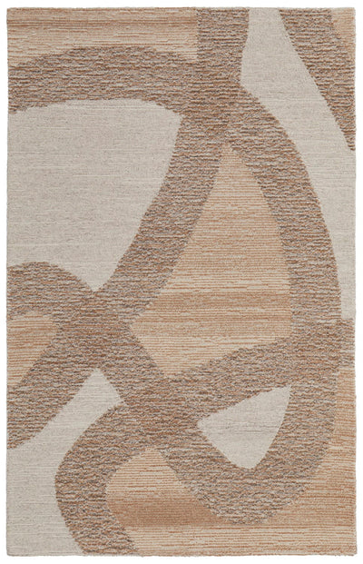 product image for Middleton Abstract Tan/Brown/Ivory Rug 1 17