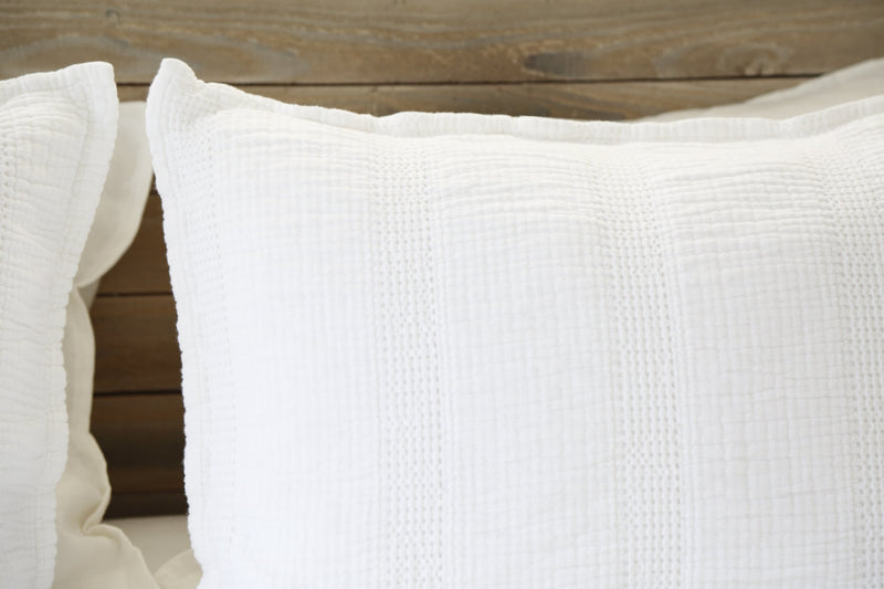 media image for nantucket matelasse collection in white design by pom pom at home 3 224