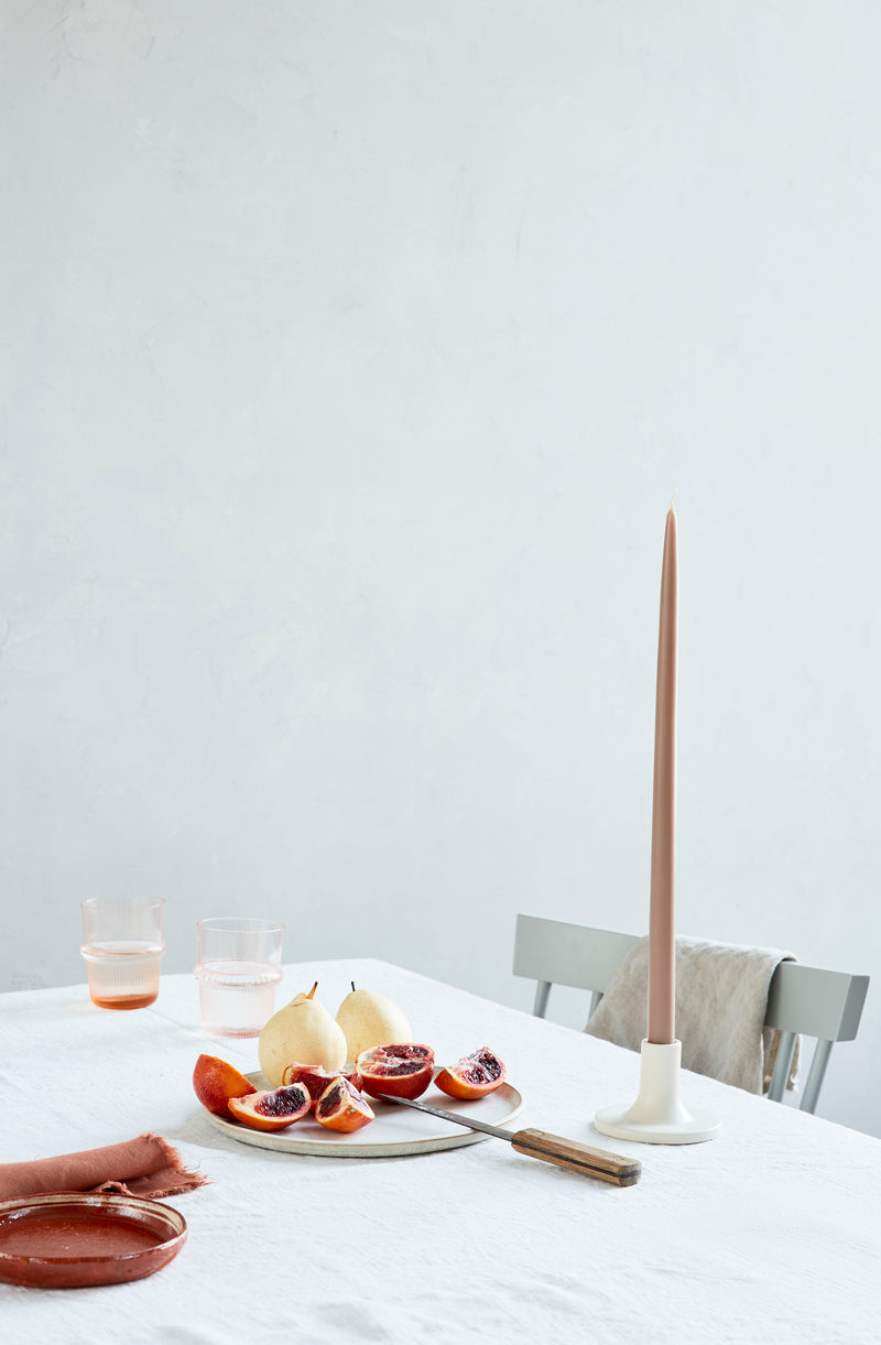 media image for Greige Taper Candles in Various Sizes 294