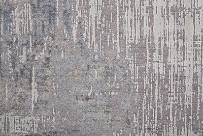 product image for Inger Abstract Gray/Blue Rug 2 44