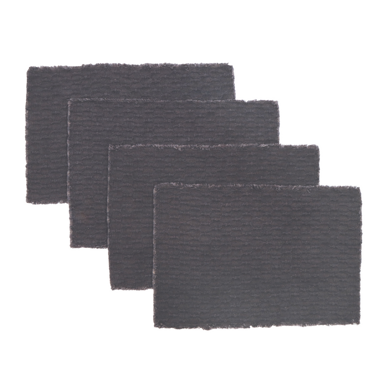 media image for Wren Placemats in Charcoal 249