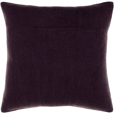 product image for Washed Stripe Cotton Dark Purple Pillow Alternate Image 10 62