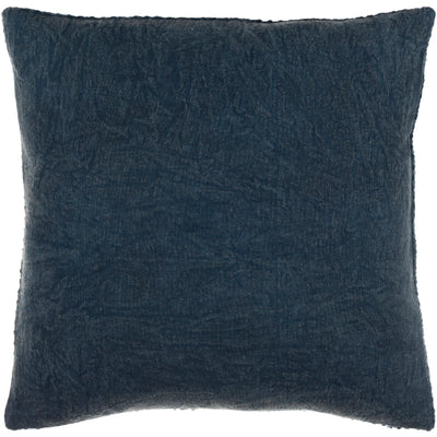 product image for Washed Texture Cotton Navy Pillow Alternate Image 10 79