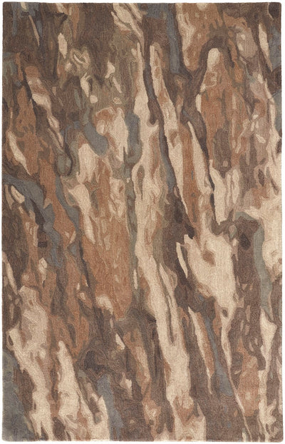 product image for Nakita Hand-Tufted Watercolor Biscuit Tan/Morel Brown Rug 1 11