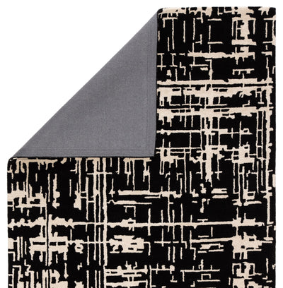 product image for cln16 pals handmade trellis black cream area rug design by jaipur 3 49