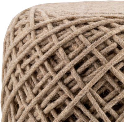 product image for Xena XAPF-002 Hand Woven Pouf in Wheat by Surya 51