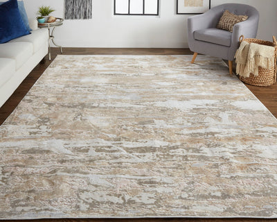 product image for Corben Abstract Ivory Birch/Dawn Blue Rug 6 72