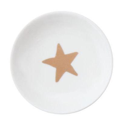 product image of 8 round stoneware plates w gold electroplating by bd edition 1 553