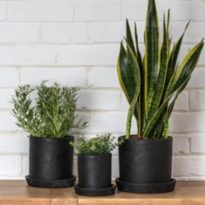 product image for terra planter in coal in various sizes by design by dassie artisan 1 97