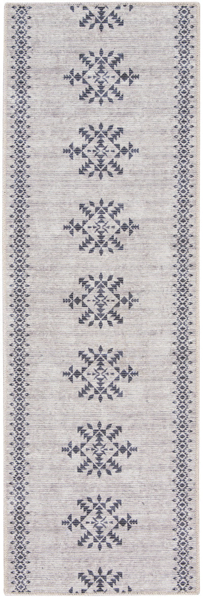 product image for Nicole Curtis Machine Washable Series Ivory Charcoal Scandinavian Rug By Nicole Curtis Nsn 099446163332 2 43