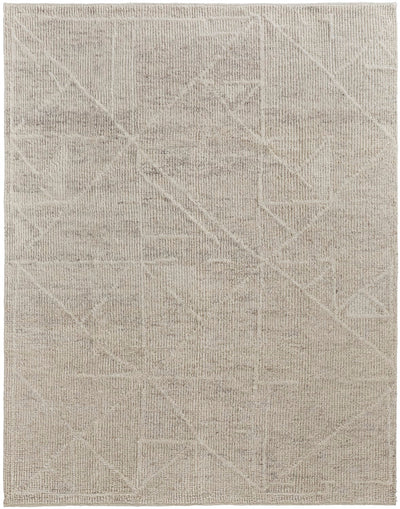 product image of Rheed Solid Color Ivory/Beige Rug 1 526