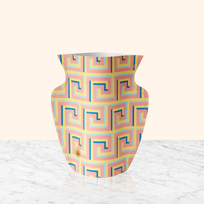 product image for peach icarus mini paper vase 1 25