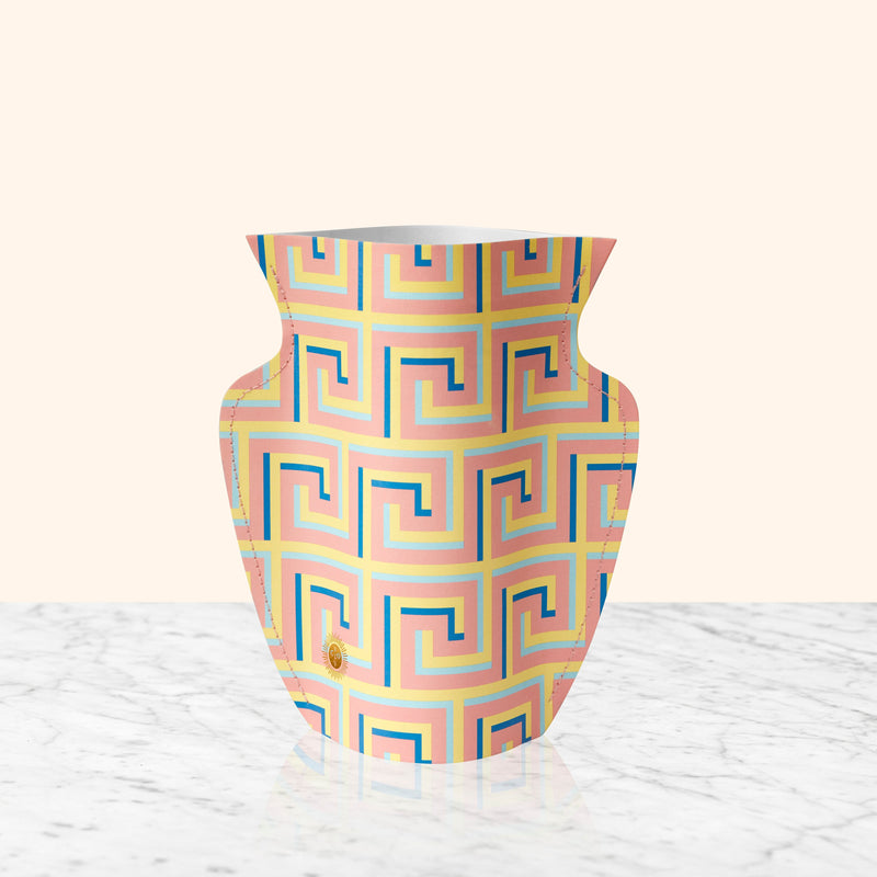 media image for peach icarus mini paper vase 1 285