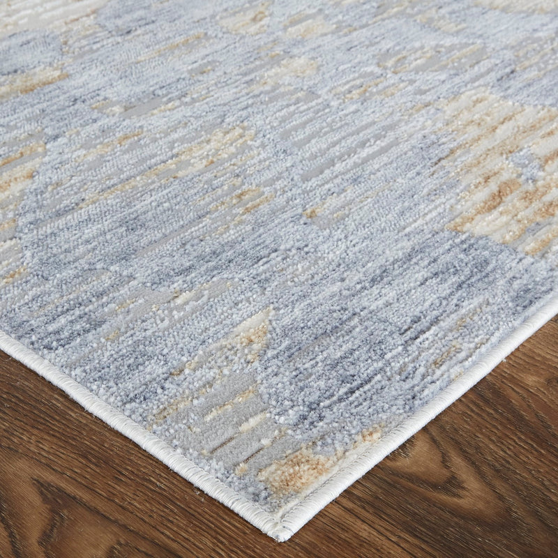 media image for Corben Abstract Ivory/Blue/Silver Gray Rug 4 244