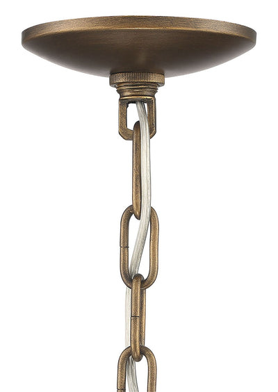 product image for Tailor Cane And Brass Pendant Chandelier By Lumanity 4 15