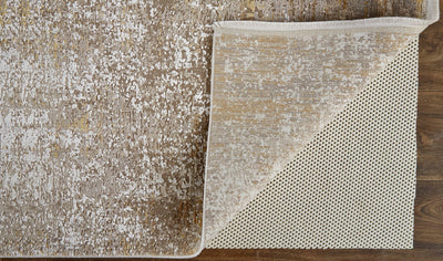 product image for Lindstra Abstract Taupe/Gold/Ivory Rug 5 62