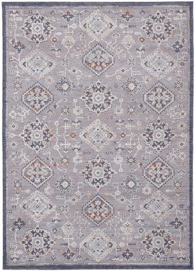 product image of Edwardo Ornamental Gray/Charcoal Gray Rug 1 597