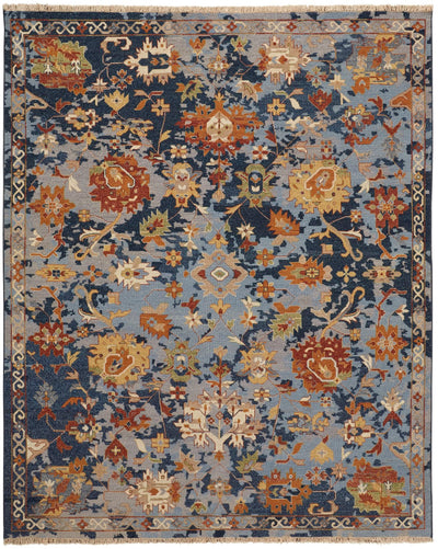 product image of pierson oushak wool rug hand knotted blue rug by bd fine leyr0587blu000j55 1 587