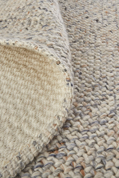 product image for Siona Handwoven Solid Color Warm Gray/Tan Rug 3 86