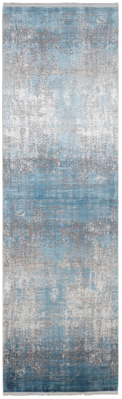 product image for lindstra abstract blue silver gray rug news by bd fine 866r39fwblugryb05 2 22