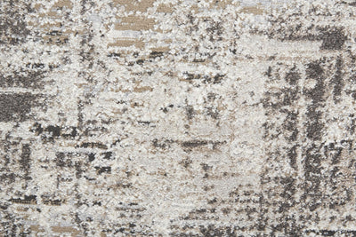 product image for Kayden Abstract Ivory/Charcoal Gray Rug 2 63