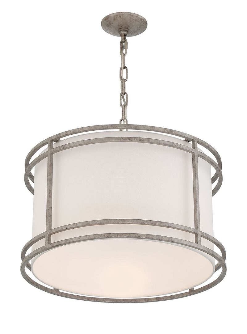 media image for Mila Transitional Shaded Drum Pendant By Lumanity 3 226