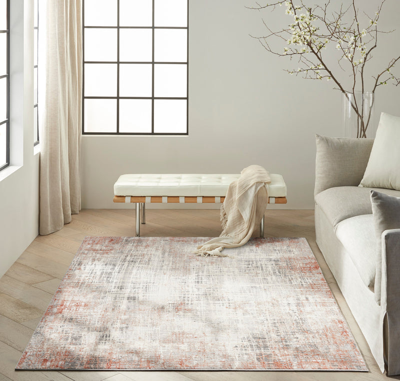 media image for ck022 infinity rust multicolor rug by nourison 99446079046 redo 6 213