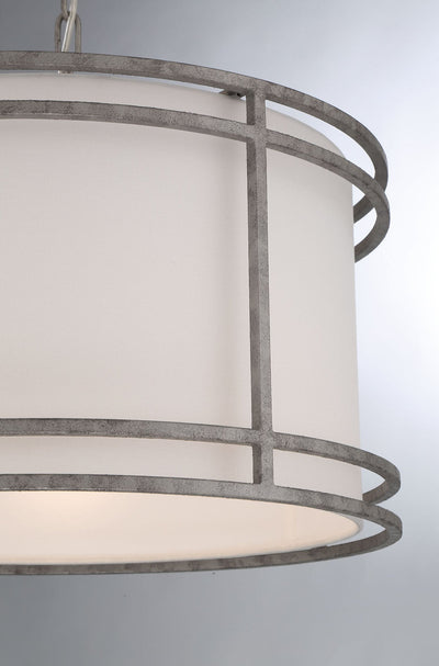 product image for Mila Transitional Shaded Drum Pendant By Lumanity 5 55