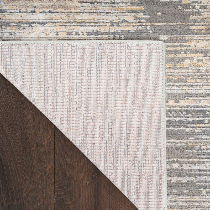 media image for Nourison Home Abstract Hues Grey Gold Modern Rug By Nourison Nsn 099446904553 4 248