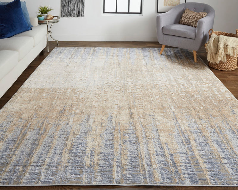 media image for corben abstract tan blue ivory rug news by bd fine lair39g9blubgee7a 8 297