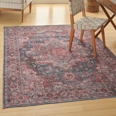 product image for Nicole Curtis Machine Washable Series Multicolor Vintage Rug By Nicole Curtis Nsn 099446164605 6 55
