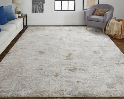 product image for Kayden Abstract Ivory/Gray Rug 6 64